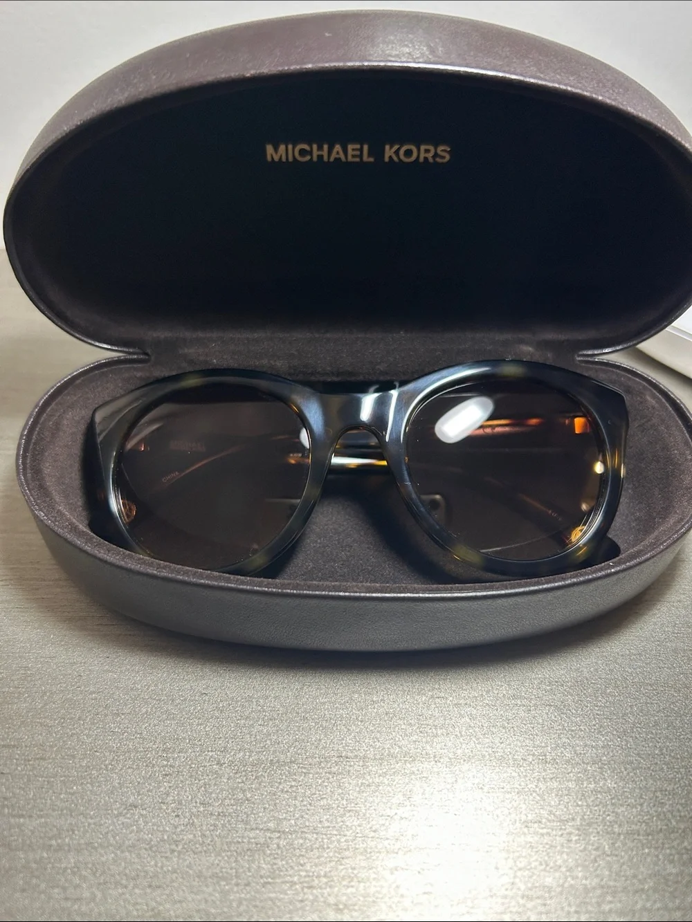 Michael Kors Tortoise Shell Sunglasses - Brown Lenses